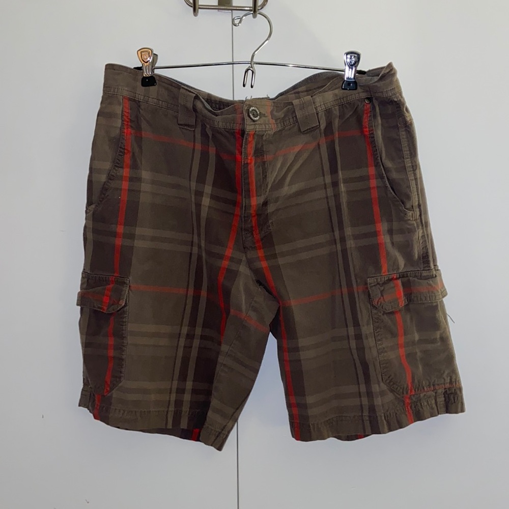 Columbia plaid shorts